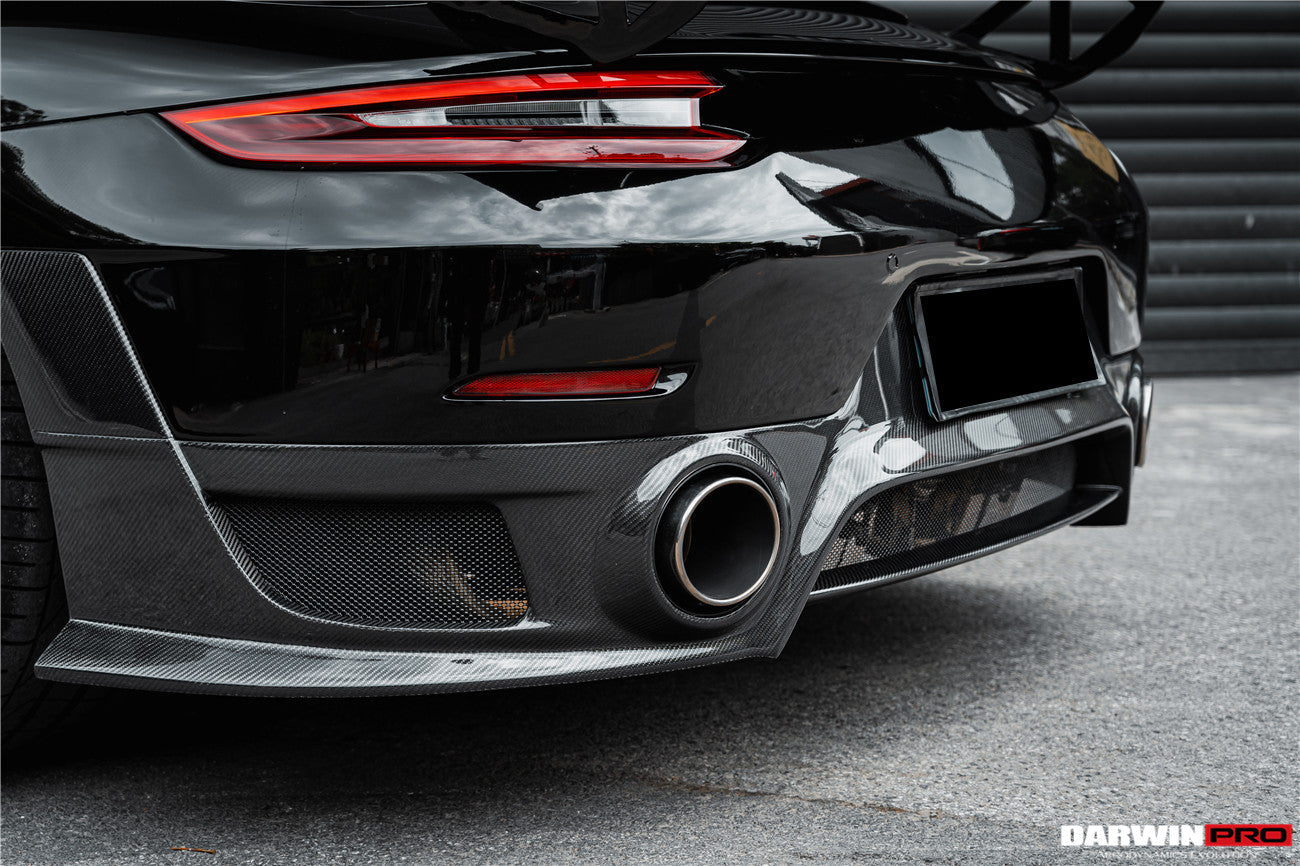 2012-2015 Porsche 911 991.1 Carrera S GT2RS Style Rear Bumper ( Need Change 991.2 Tailight) - DarwinPRO Aerodynamics