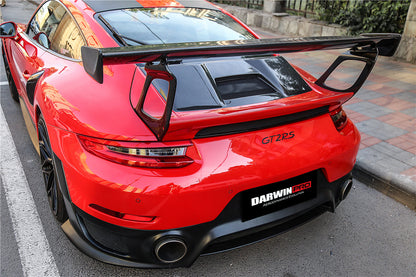 2016-2019 Porsche 911 991.2 Carrera & S & 4S GT2RS Style Carbon Fiber Trunk Spoiler Wing - DarwinPRO Aerodynamics