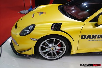 2012-2015 Porsche 911 991.1 Carrera Targa S 4 4S GT3 Convert GT3RS Style Partial Carbon Fiber Fender