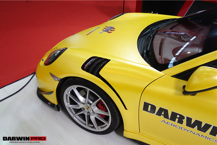 2012-2015 Porsche 911 991.1 2C | 4C GT3 Convert GT3RS Style Partial Carbon Fiber Fender (Fits Carrera, Targa S, 4, 4S) - DarwinPRO Aerodynamics