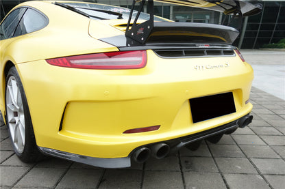 2012-2015 Porsche 911 991.1 2C Convert GT3V Style Rear Bumper With Diffuser (For Quad-Exhaust) | Fits Carrera, Carrera S