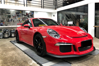 2012-2015 Porsche 911 991.1 2C | 4C GT3 Style Front Bumper (Fits Carrera, Targa S, 4, 4S) - DarwinPRO Aerodynamics