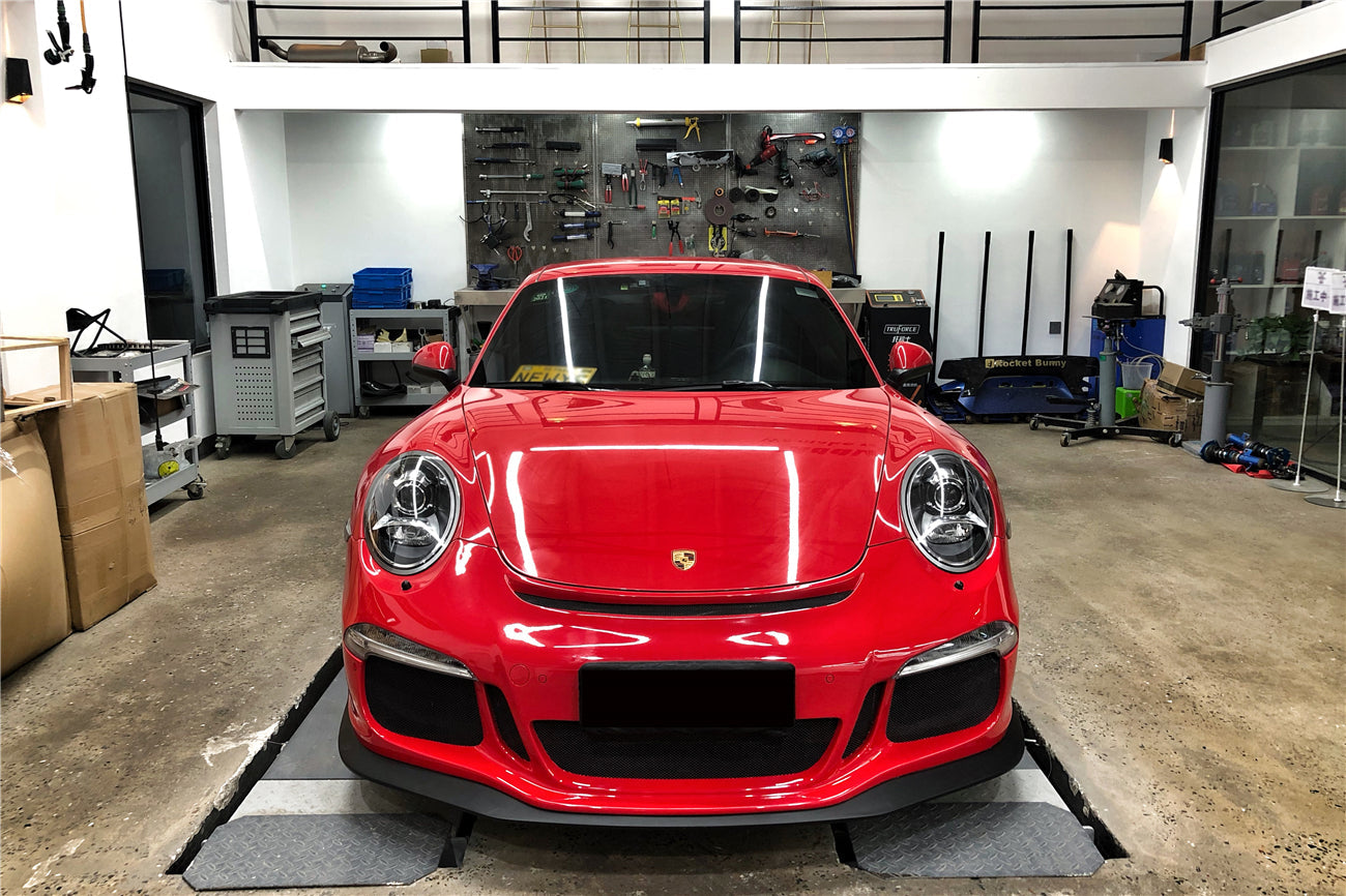 2012-2015 Porsche 911 991.1 2C | 4C GT3 Style Front Bumper (Fits Carrera, Targa S, 4, 4S) - DarwinPRO Aerodynamics