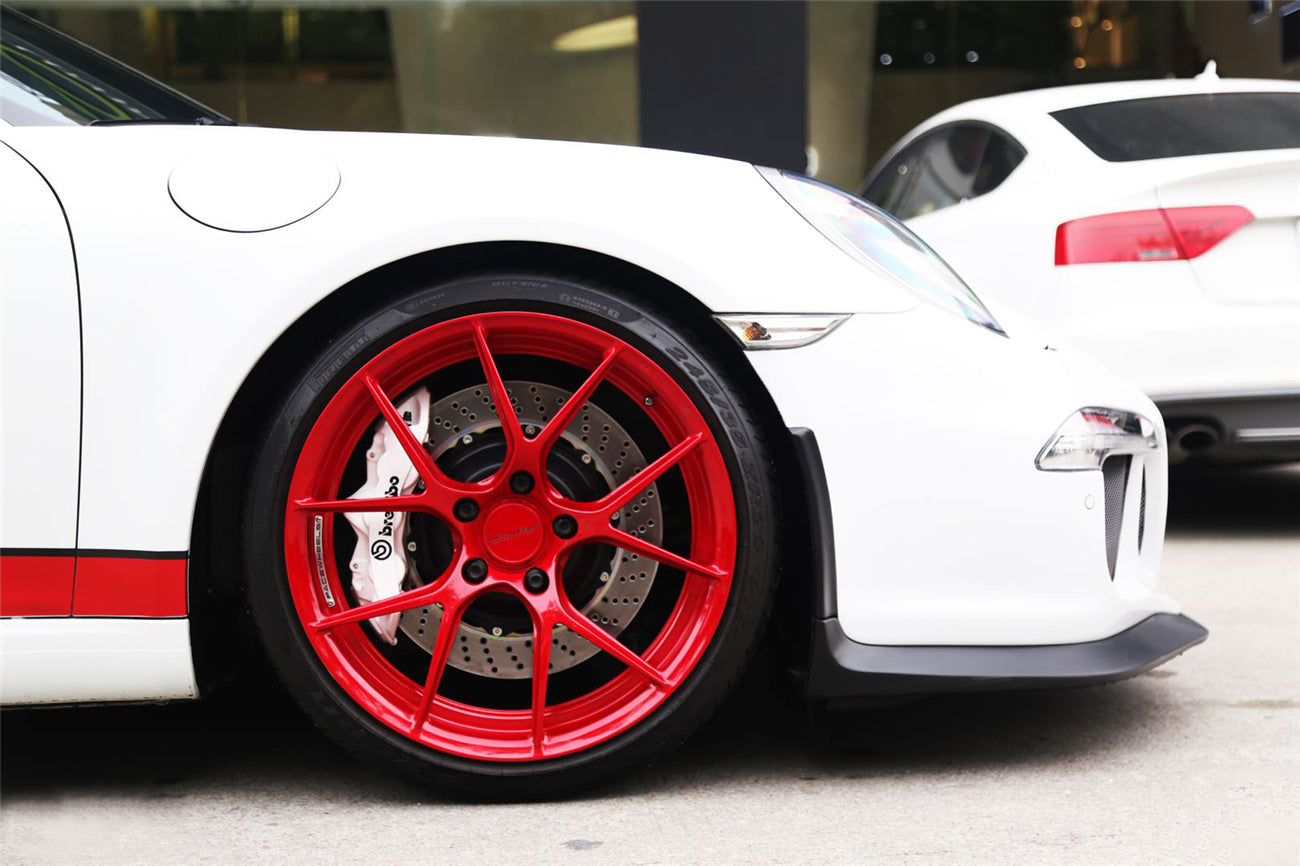 2012-2015 Porsche 911 991.1 2C | 4C GT3 Style Front Bumper (Fits Carrera, Targa S, 4, 4S) - DarwinPRO Aerodynamics