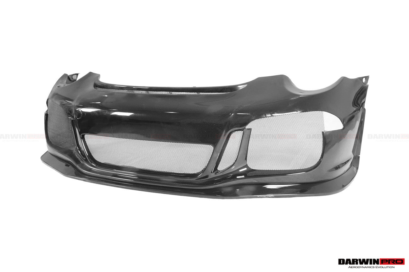 2012-2015 Porsche 911 991.1 2C | 4C GT3 Style Front Bumper (Fits Carrera, Targa S, 4, 4S) - DarwinPRO Aerodynamics