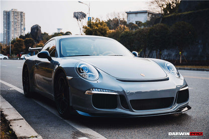 2012-2015 Porsche 911 991.1 2C | 4C GT3 Style Front Bumper (Fits Carrera, Targa S, 4, 4S) - DarwinPRO Aerodynamics