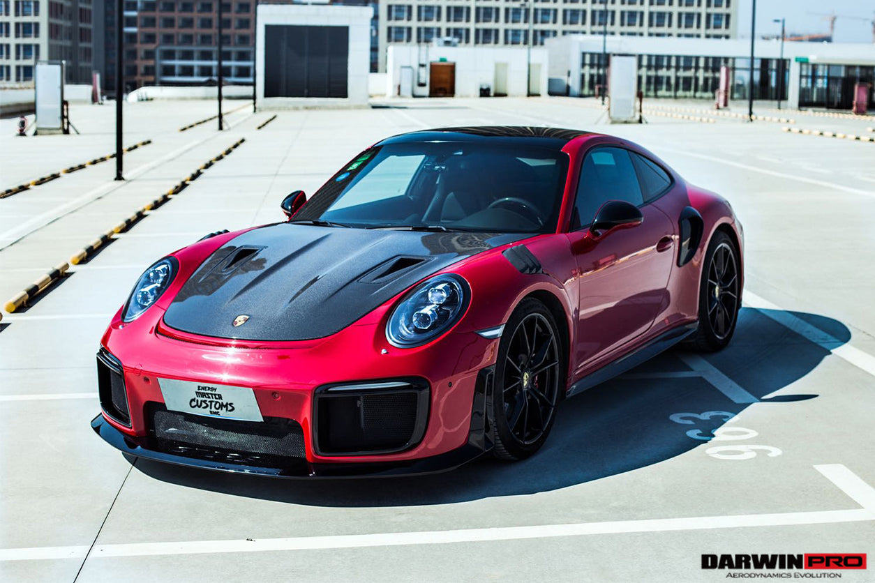 2016-2018 Porsche 911 991.2 Carrera Targa 4 4S GT2RS Style Carbon Fiber Quarter Panel Side Scoops - DarwinPRO Aerodynamics