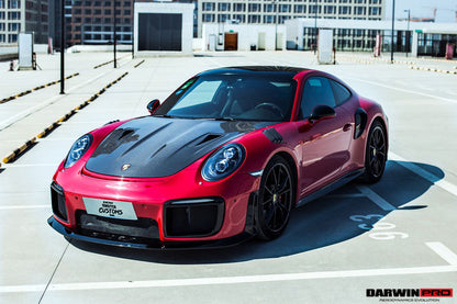 2016-2018 Porsche 911 991.2 Carrera Targa 4 4S GT2RS Style Carbon Fiber Quarter Panel Side Scoops - DarwinPRO Aerodynamics