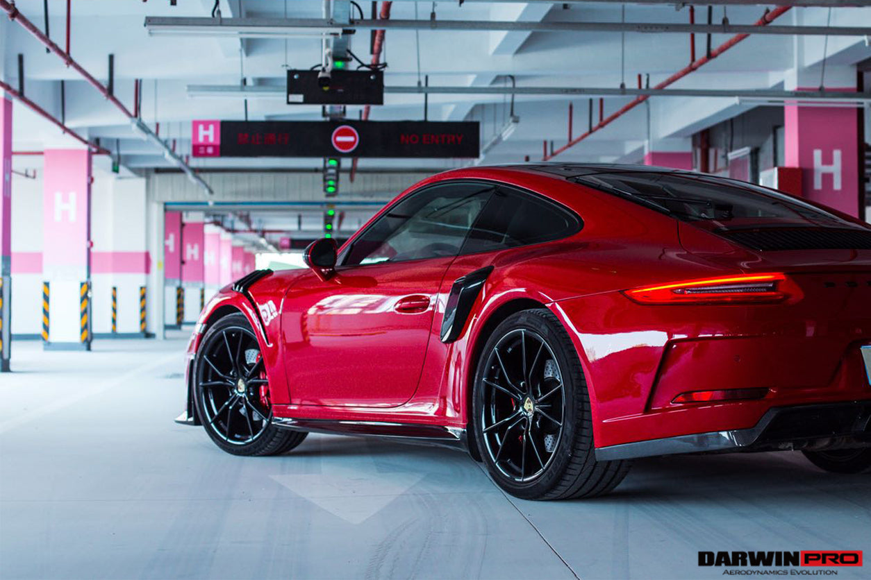 2016-2018 Porsche 911 991.2 Carrera Targa 4 4S GT2RS Style Carbon Fiber Quarter Panel Side Scoops - DarwinPRO Aerodynamics