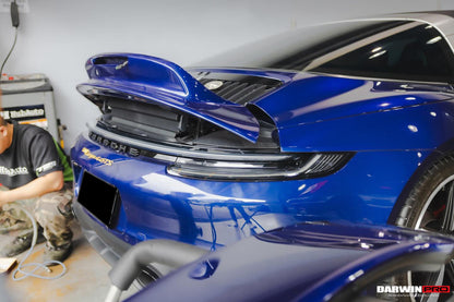 DarwinPRO 2019-2024 Porsche 911 992 Targa & Cabriolet BKSS Style Ducktail Trunk Wing