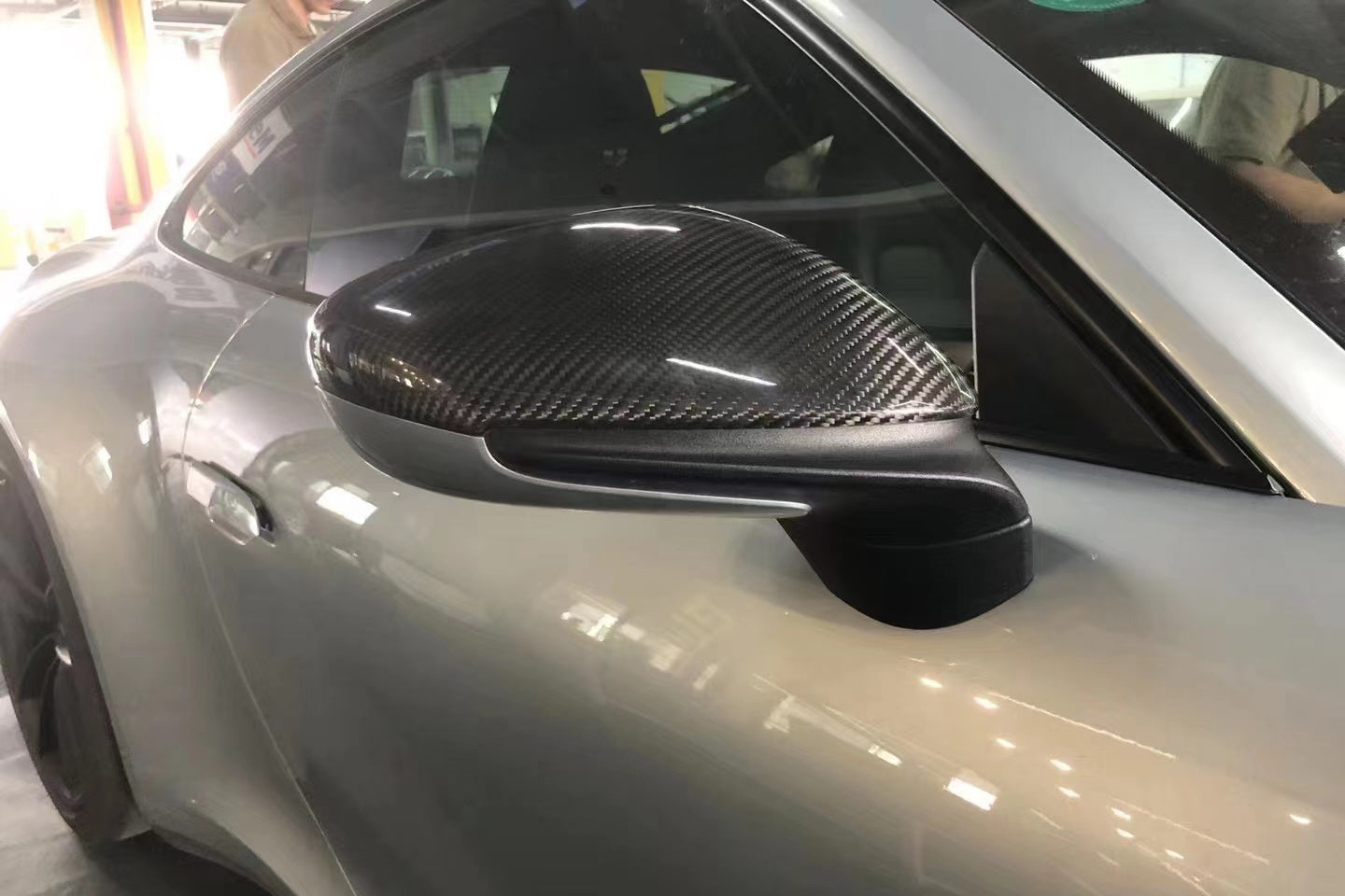 2019-2024 Porsche 911 992 Carrera & Targa & Turbo & Cabriolet & Taycan OE Style Mirror Housing Replacement - DarwinPRO Aerodynamics