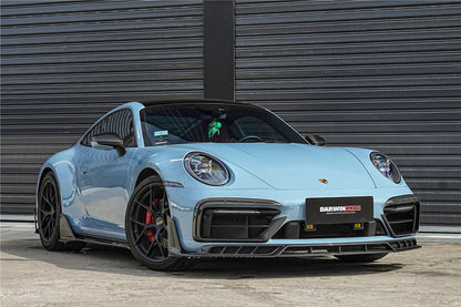 DarwinPRO 2019-2024 Porsche 911 992 Carrera & 4 & 4S & Targa & Cabriolet SD-Sport Design Model BKSSII Style Front Bumper Lip Splitter - DarwinPRO Aerodynamics