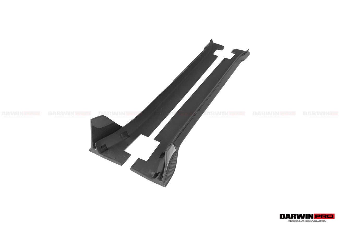 DarwinPRO 2019-2024 Porsche 911 992 Carrera S 4 4S Targa Cabriolet BKSSII Style Side Skirts - DarwinPRO Aerodynamics