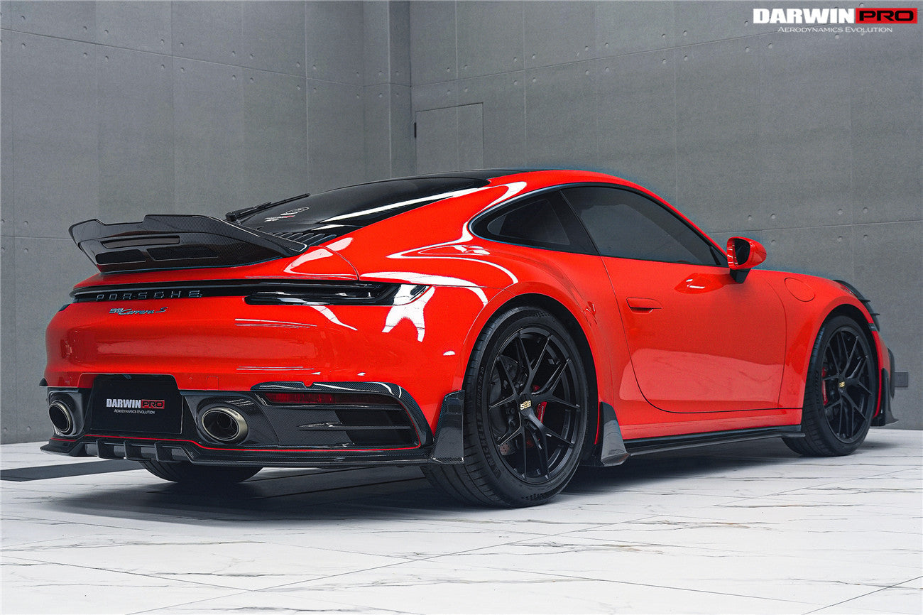 2019-2024 Porsche 911 992 Carrera & 4 & 4S & Targa & Cabriolet BKSSII Style Rear Bumper Vent Trims - DarwinPRO Aerodynamics
