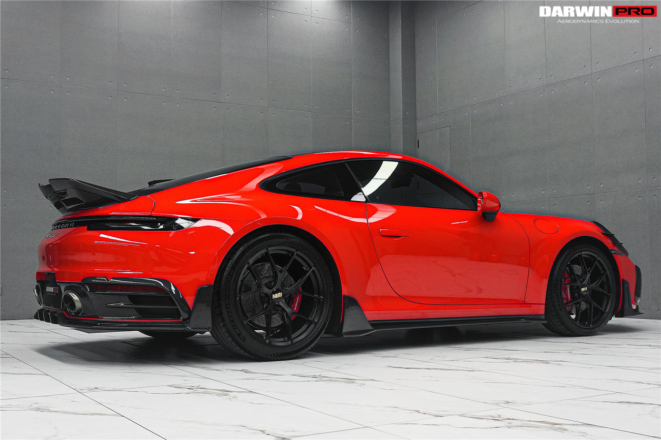 Darwinpro 2019-2024 Porsche 911 992 Carrera Targa 4 4S Targa Cabriolet BKSSII Style Rear Lip - DarwinPRO Aerodynamics