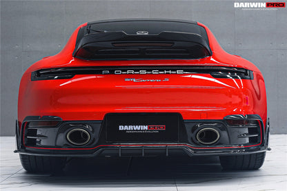 Darwinpro 2019-2024 Porsche 911 992 Carrera Targa 4 4S Targa Cabriolet BKSSII Style Rear Lip - DarwinPRO Aerodynamics