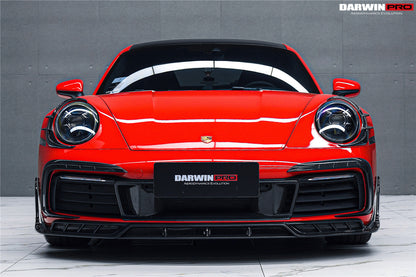 Darwinpro 2019-2024 Porsche 911 992 Carrera 4 4S Targa Cabriolet BKSSII Style Front Bumper Vent Trims - DarwinPRO Aerodynamics