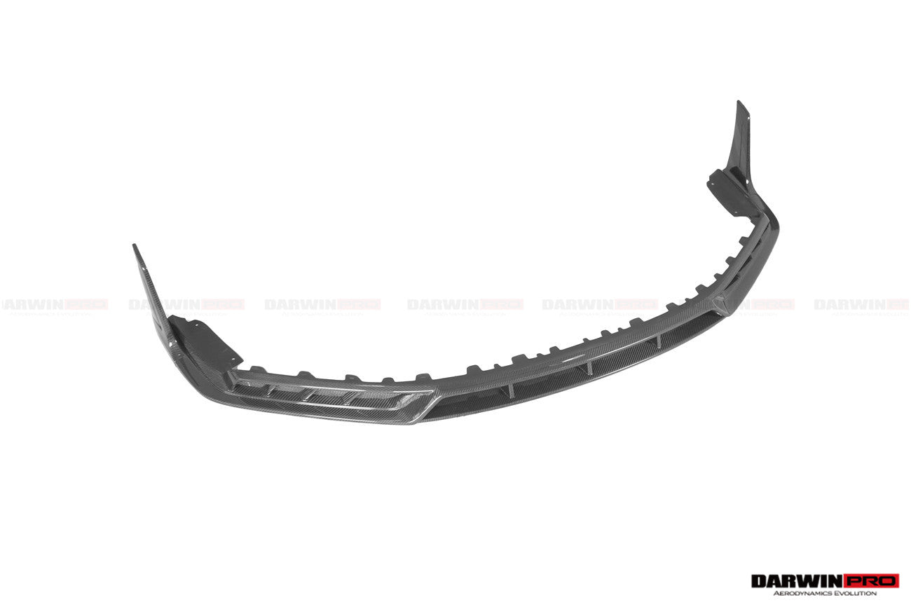 Darwinpro 2019-2024 Porsche 911 992 Carrera S 4 4S Targa Cabriolet BKSSII Style Front Bumper Lip Splitter - DarwinPRO Aerodynamics