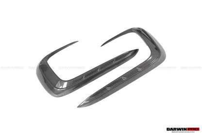 Darwinpro 2019-2024 Porsche 911 992 Carrera 4 4S Targa Cabriolet BKSSII Style Front Bumper Vent Trims - DarwinPRO Aerodynamics