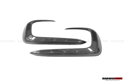 Darwinpro 2019-2024 Porsche 911 992 Carrera 4 4S Targa Cabriolet BKSSII Style Front Bumper Vent Trims - DarwinPRO Aerodynamics