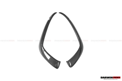 2019-2024 Porsche 911 992 Carrera & 4 & 4S & Targa & Cabriolet BKSSII Style Rear Bumper Vent Trims - DarwinPRO Aerodynamics