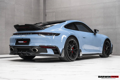 DarwinPRO 2019-2024 Porsche 911 992 Carrera S & 4 & 4S BKSS Ver.4 Style Trunk Wing