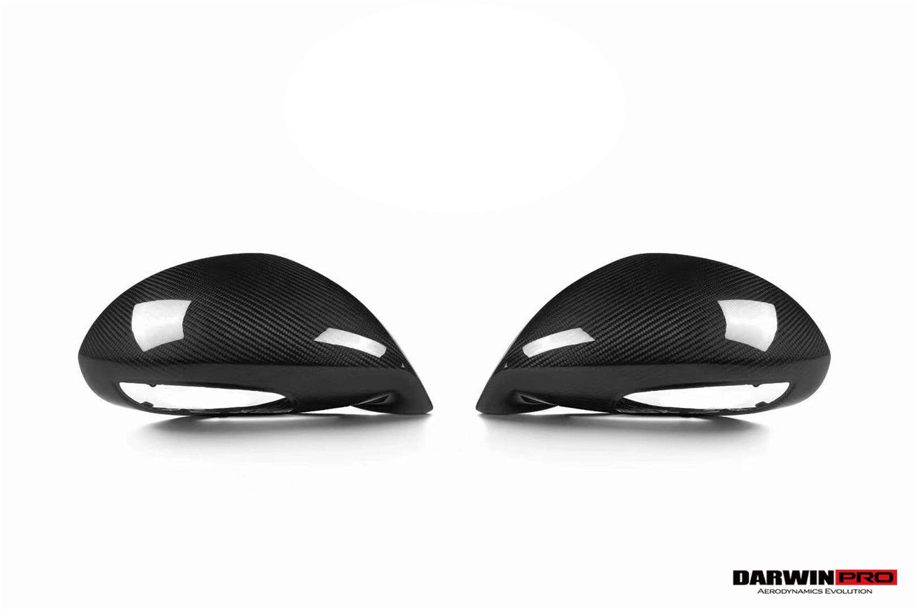 2012-2019 Porsche 911 991 Carrera, Cabriolet,  Targa, Turbo | 981 Cayman, Boxster OEM Sport Style Dry Carbon Fiber Mirror Housing Replacement