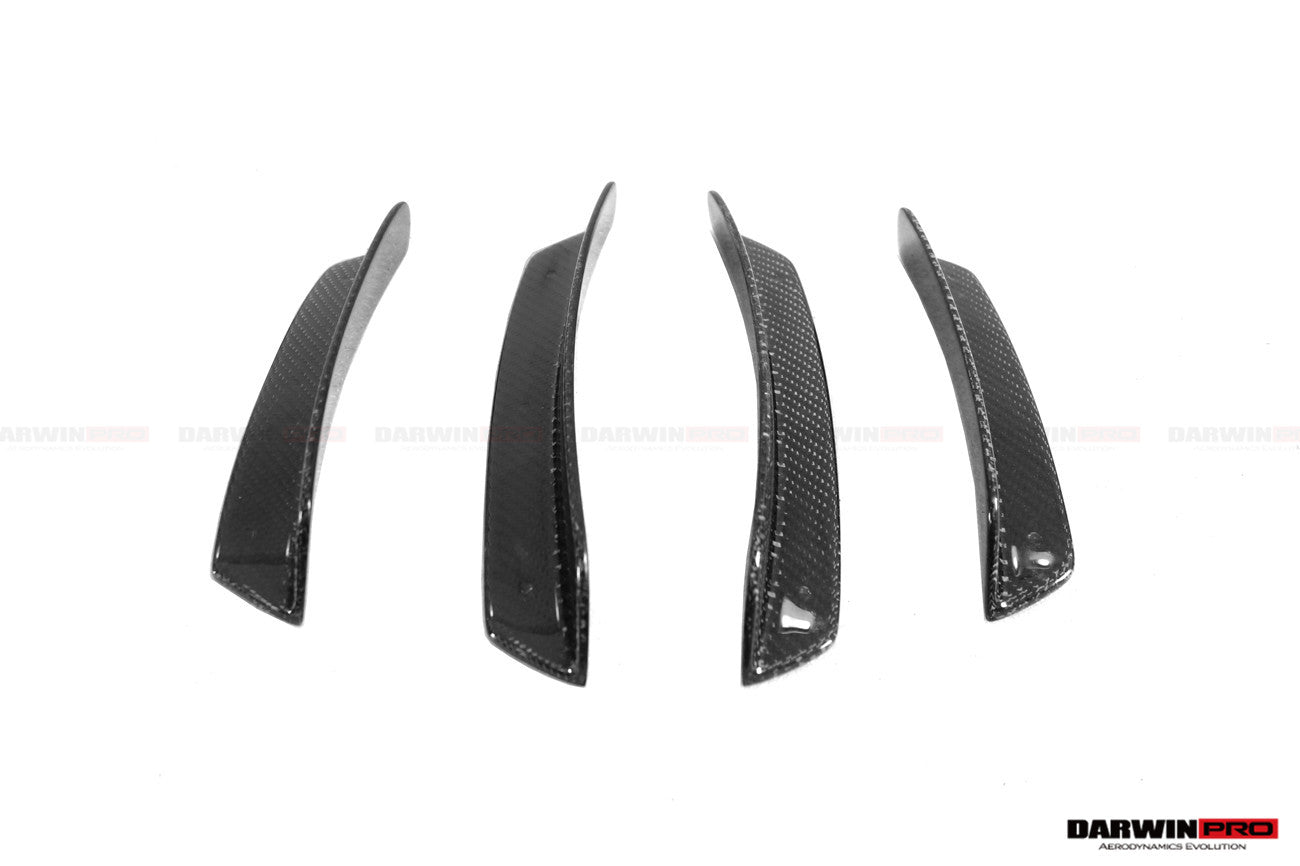 2013-2019 Porsche 911 991 Turbo S GT2RS Style Partial Carbon Fiber Front Bumper and Fender - DarwinPRO Aerodynamics