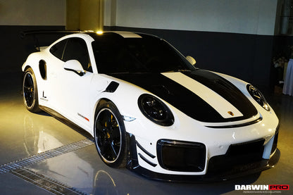 2013-2019 Porsche 991 Turbo S OEM Style Carbon Fiber Quarter Panel Side Scoops - DarwinPRO Aerodynamics