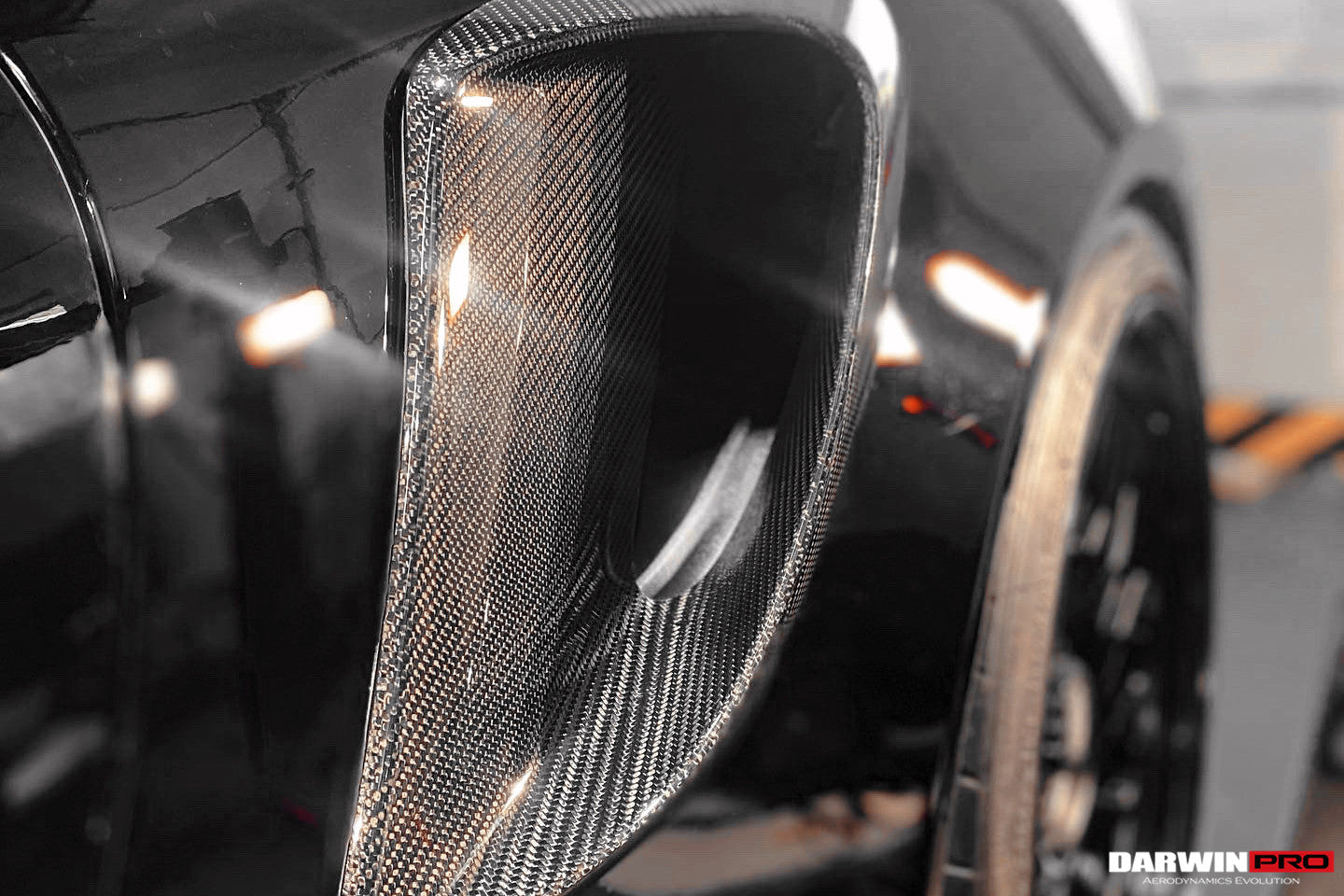 2013-2019 Porsche 991 Turbo S GT2RS Style Carbon Fiber Quarter Panel Side Scoops - DarwinPRO Aerodynamics