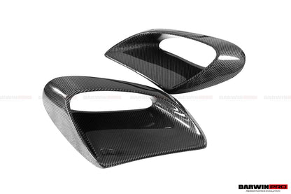 2013-2019 Porsche 991 Turbo S GT2RS Style Carbon Fiber Quarter Panel Side Scoops - DarwinPRO Aerodynamics