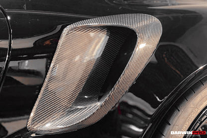 2013-2019 Porsche 991 Turbo S GT2RS Style Carbon Fiber Quarter Panel Side Scoops - DarwinPRO Aerodynamics