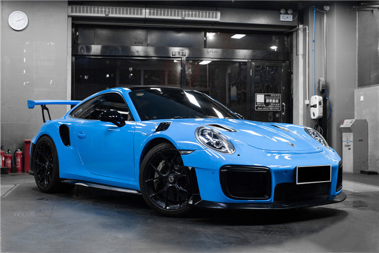 2013-2019 Porsche 911 991 Turbo S GT2RS Style Partial Carbon Fiber Front Bumper and Fender - DarwinPRO Aerodynamics