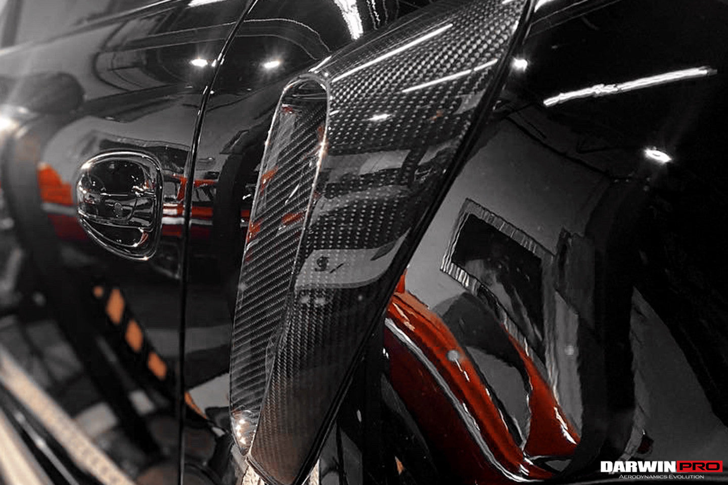 2013-2019 Porsche 991 Turbo S GT2RS Style Carbon Fiber Quarter Panel Side Scoops - DarwinPRO Aerodynamics
