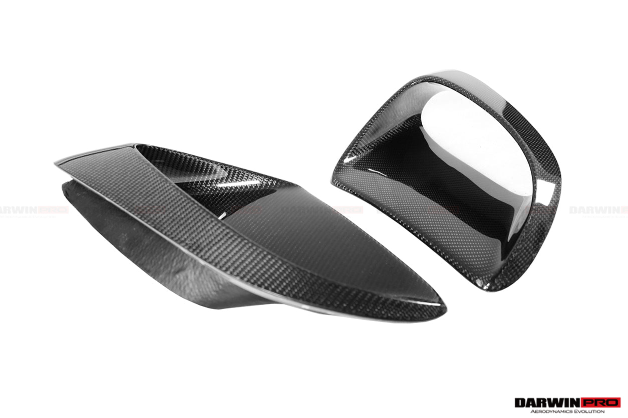 2013-2019 Porsche 991 Turbo S GT2RS Style Carbon Fiber Quarter Panel Side Scoops - DarwinPRO Aerodynamics