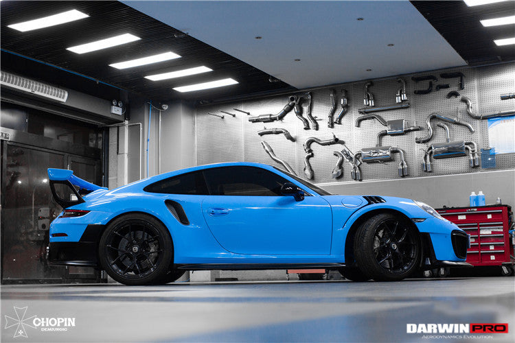 2013-2019 Porsche 991 Turbo S GT2RS Carbon Fiber Side Skirts - DarwinPRO Aerodynamics