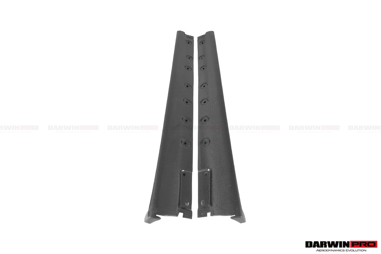 2013-2019 Porsche 991 Turbo S GT2RS Carbon Fiber Side Skirts - DarwinPRO Aerodynamics