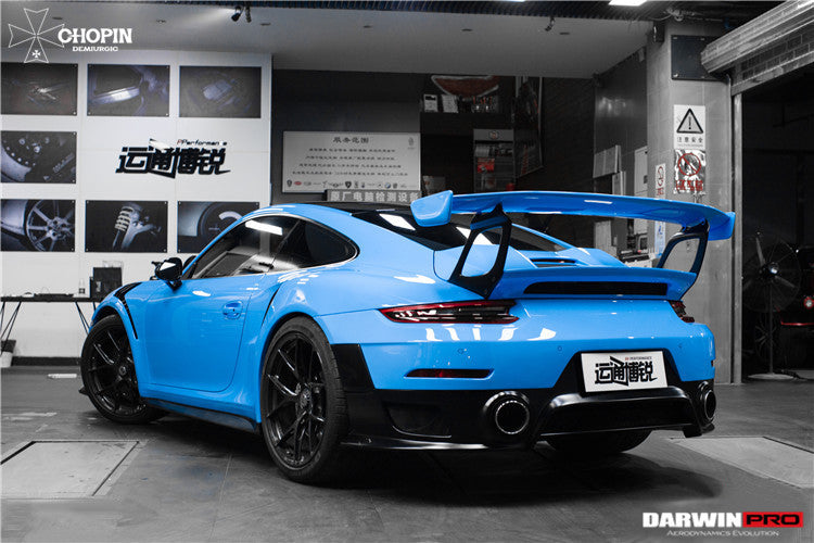 DarwinPRO 2013-2019 Porsche 911 991.1 & 991.2 Turbo & S GT2RS Style Carbon Fiber Trunk Spoiler Wing - DarwinPRO Aerodynamics