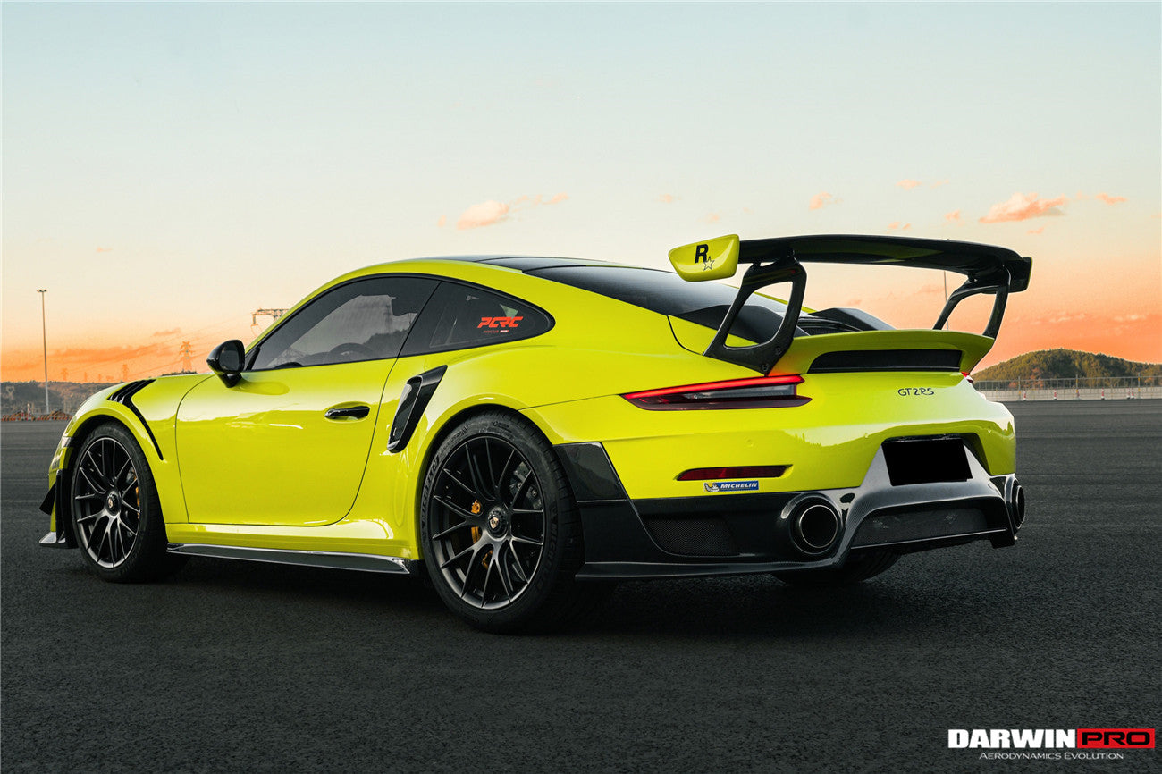 DarwinPRO 2013-2019 Porsche 911 991.1 & 991.2 Turbo & S GT2RS Style Carbon Fiber Trunk Spoiler Wing - DarwinPRO Aerodynamics