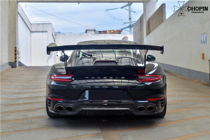 DarwinPRO 2013-2019 Porsche 911 991.1 & 991.2 Turbo & S GT2RS Style Carbon Fiber Trunk Spoiler Wing - DarwinPRO Aerodynamics