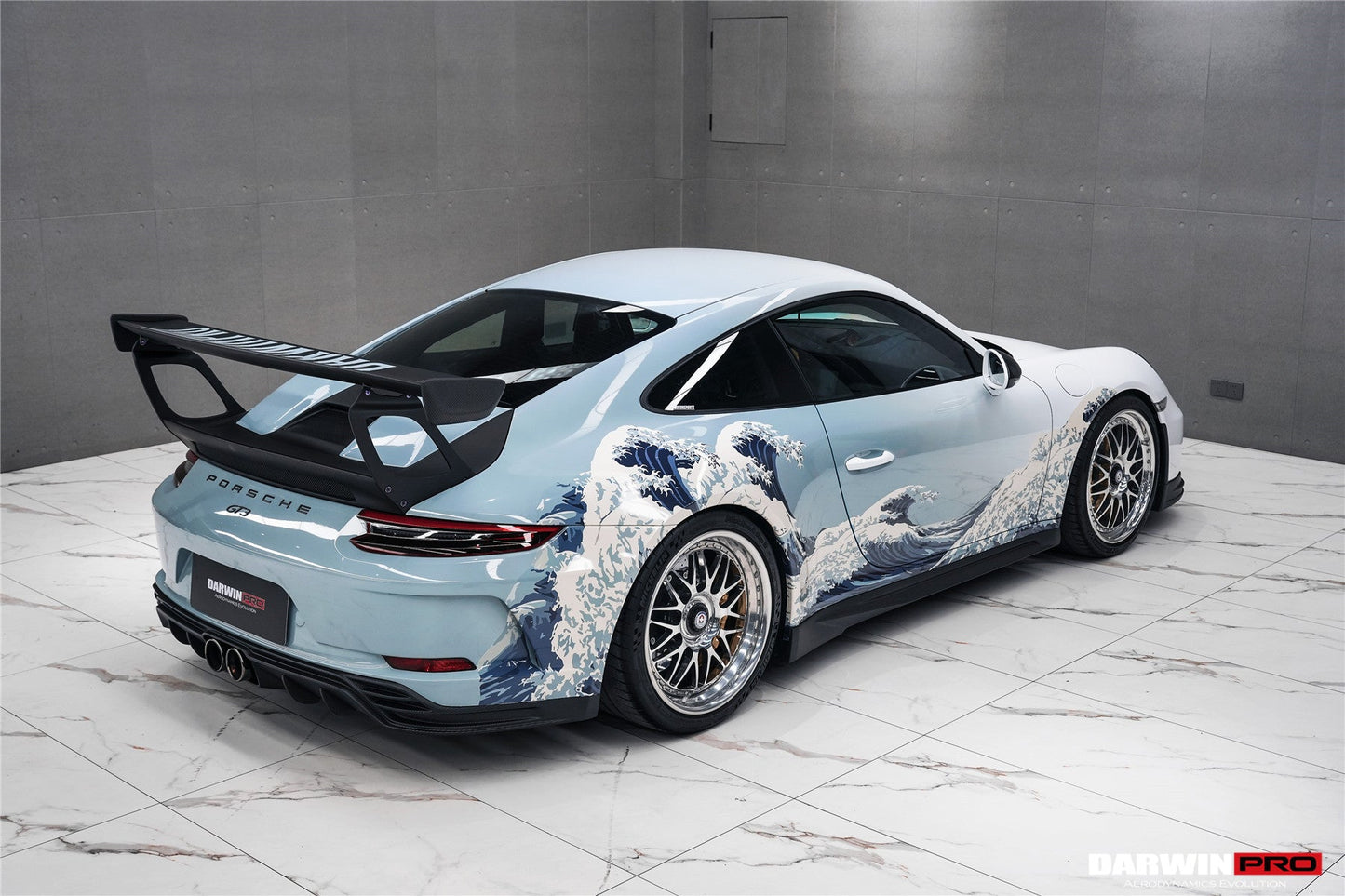 DarwinPRO 2017-2019 Porsche 911 991.2 GT3 Only BKSS Style Carbon Fiber Full Body Soft Kit - DarwinPRO Aerodynamics