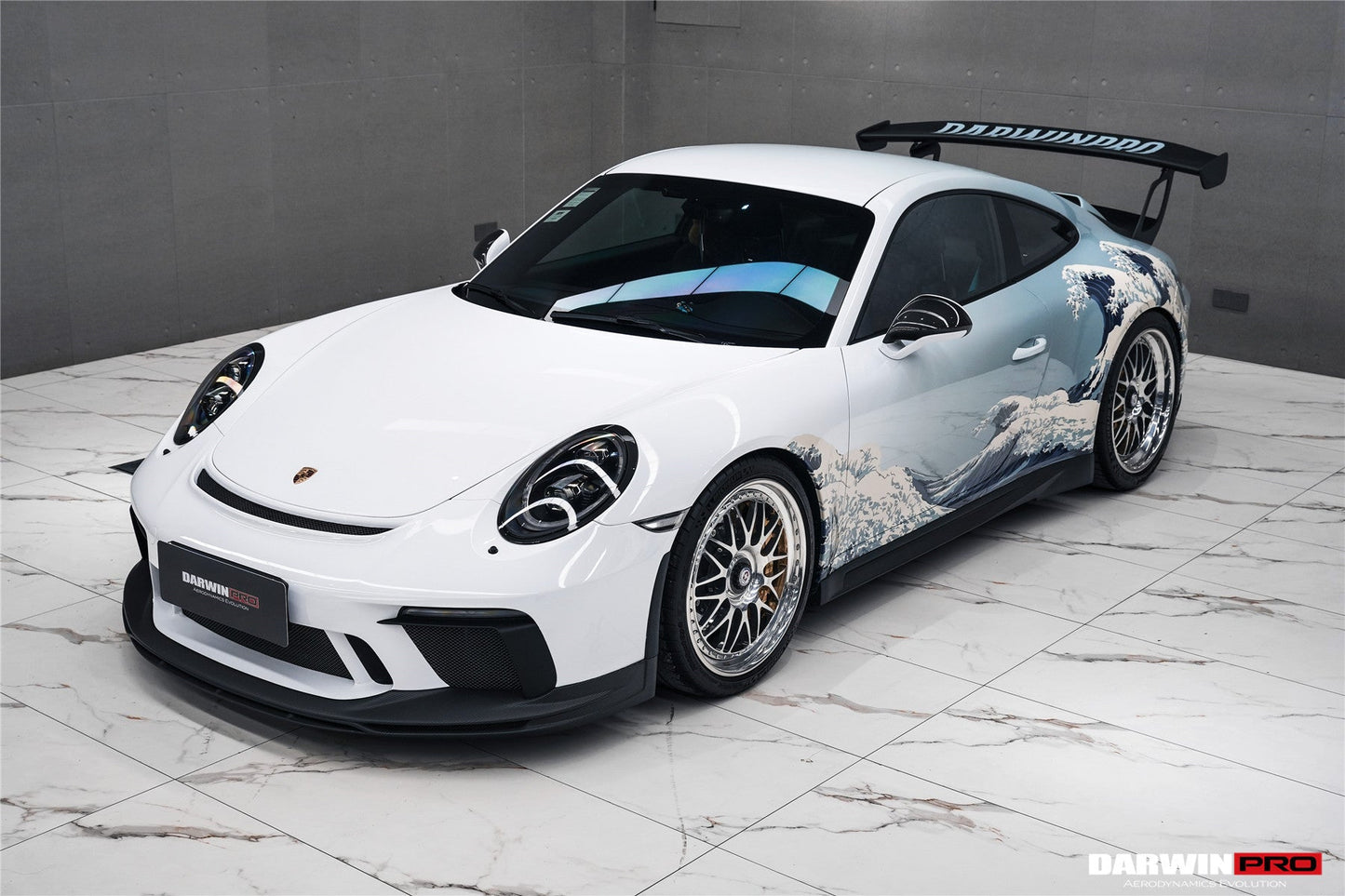 DarwinPRO 2017-2019 Porsche 911 991.2 GT3 Only BKSS Style Carbon Fiber Full Body Soft Kit - DarwinPRO Aerodynamics