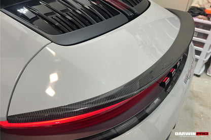 DarwinPRO 2019-UP Porsche 992.2 Facelift Carrera S 4 4S Targa Cabriolet BKSS Style Trunk Spoiler Wing - DarwinPRO Aerodynamics