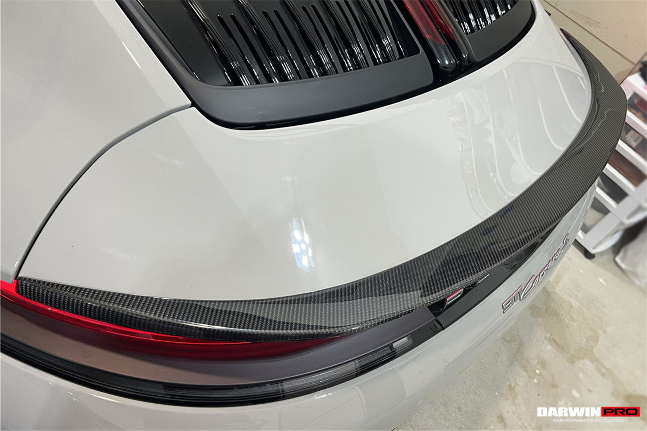 DarwinPRO 2019-UP Porsche 992.2 Facelift Carrera S 4 4S Targa Cabriolet BKSS Style Trunk Spoiler Wing - DarwinPRO Aerodynamics
