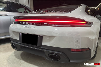 DarwinPRO 2019-UP Porsche 992.2 Facelift Carrera S 4 4S Targa Cabriolet BKSS Style Trunk Spoiler Wing - DarwinPRO Aerodynamics