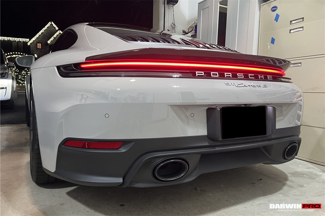 DarwinPRO 2019-UP Porsche 992.2 Facelift Carrera S 4 4S Targa Cabriolet BKSS Style Trunk Spoiler Wing - DarwinPRO Aerodynamics