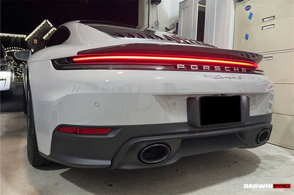 DarwinPRO 2019-UP Porsche 992.2 Facelift Carrera S 4 4S Targa Cabriolet BKSS Style Trunk Spoiler Wing - DarwinPRO Aerodynamics