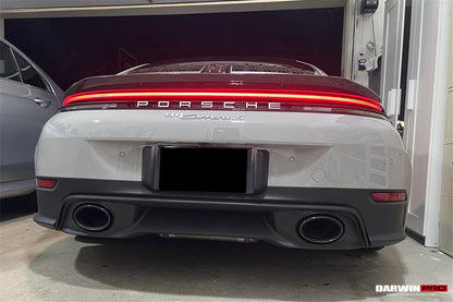 DarwinPRO 2019-UP Porsche 992.2 Facelift Carrera S 4 4S Targa Cabriolet BKSS Style Trunk Spoiler Wing - DarwinPRO Aerodynamics