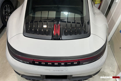 DarwinPRO 2019-UP Porsche 992.2 Facelift Carrera S 4 4S Targa Cabriolet BKSS Style Trunk Spoiler Wing - DarwinPRO Aerodynamics