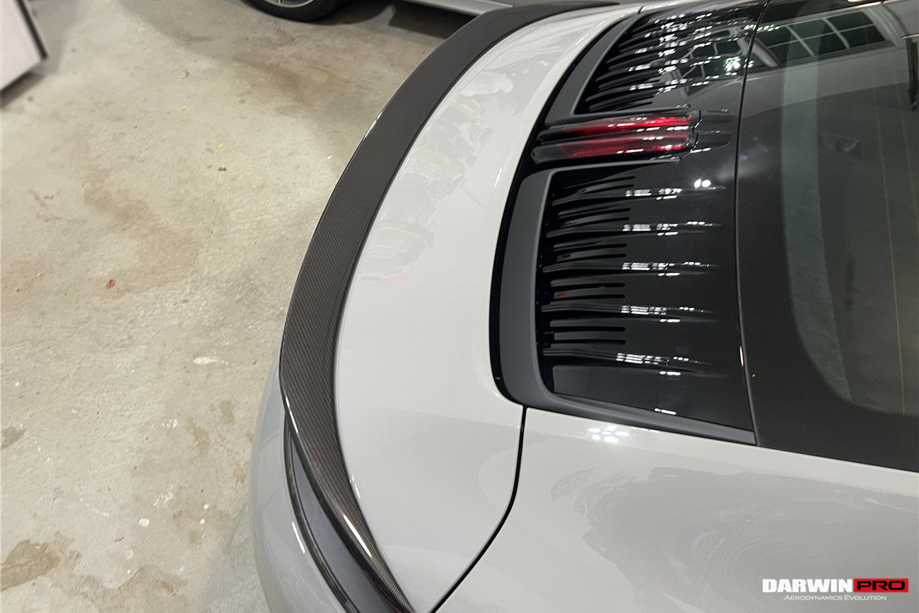 DarwinPRO 2019-UP Porsche 992.2 Facelift Carrera S 4 4S Targa Cabriolet BKSS Style Trunk Spoiler Wing - DarwinPRO Aerodynamics